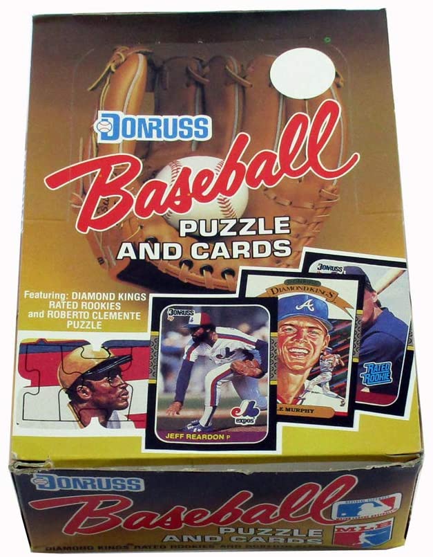 Photo 1 of 1987 Donruss Baseball Box (36 Packs) Possible Bonds Maddux Rookies
