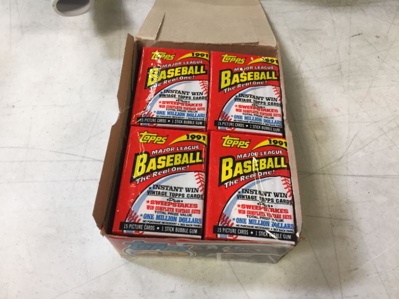 Photo 2 of 1987 Donruss Baseball Box (36 Packs) Possible Bonds Maddux Rookies
