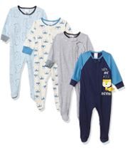 Photo 1 of Gerber baby-boys 4 Pack Sleep 'N Play Footie PREEMIE
