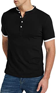 Photo 1 of KUYIGO Men’s Polo Shirst Short Sleeve Casual Slim Fit Fashion Summer Top
large