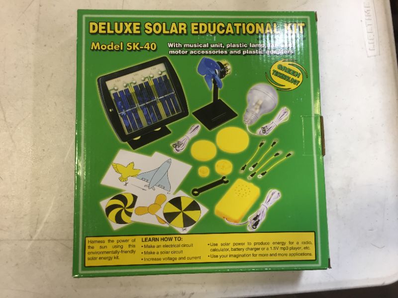 Photo 1 of Elenco Solar Deluxe Educational Kit
