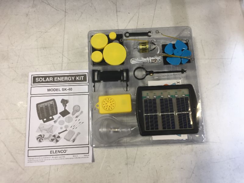 Photo 2 of Elenco Solar Deluxe Educational Kit
