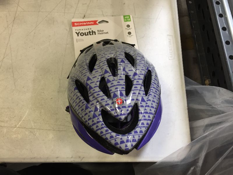 Photo 2 of Schwinn Thrasher Bike Helmet, Lightweight Microshell Design, Sizes for Adults, Youth and Children Age 8-14
