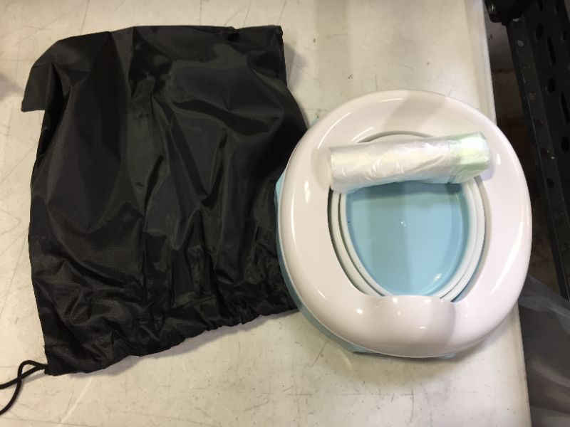 Photo 2 of BABY DAWN Portable Potty for toddler kids - Foldable Car Travel Potty training toilet, with Potty Liners and Storage Bag.
