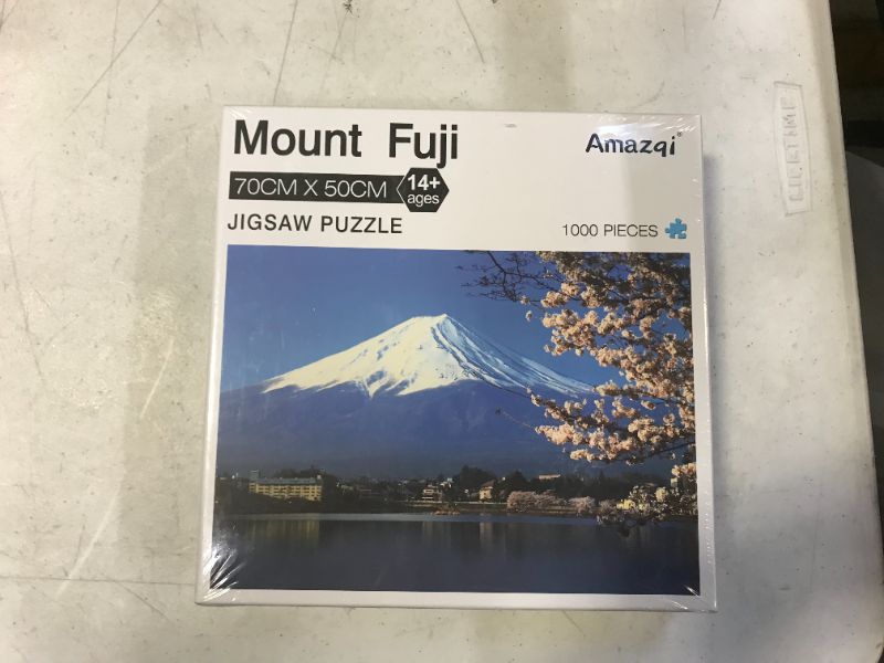 Photo 1 of Jigsaw Puzzles 1000 Pieces for Adults - Mount Fuji Jigsaw Puzzle with Letters on Back - Premium Cardboard Perfect Interlocking Clear Printing?28×20In?
