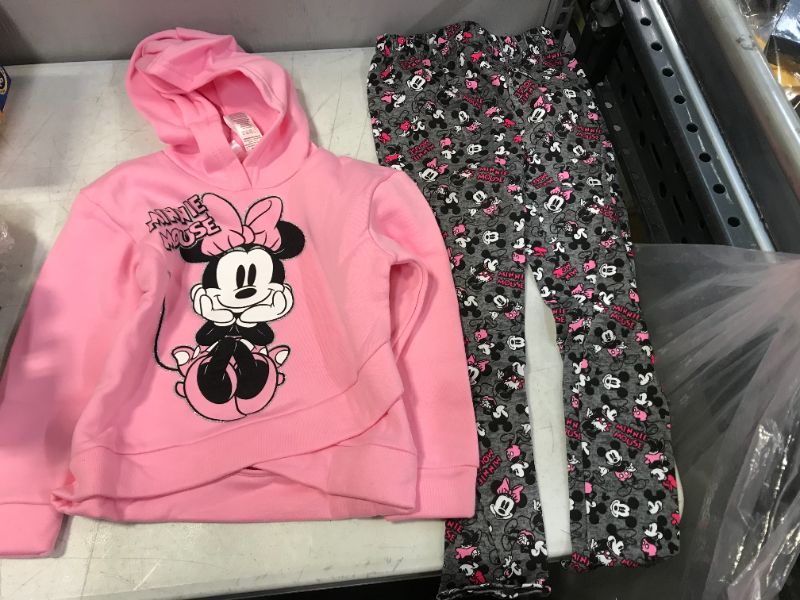 Photo 1 of girls minnie hoodie and leggings set 