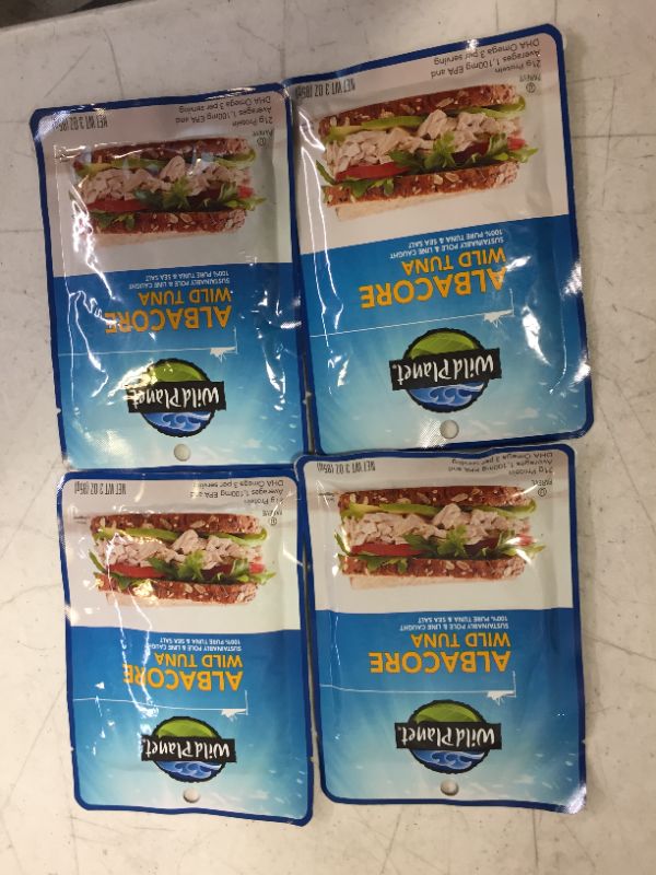 Photo 1 of 4 pack of Wild Planet Pacific Northwest Wild Albacore Tuna 3 oz