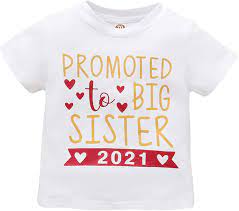 Photo 1 of LYSMUCH TODDLER BABY GIRL T-SHIRT PROMOTED TO BIG SISTER 18-24 MONTHS