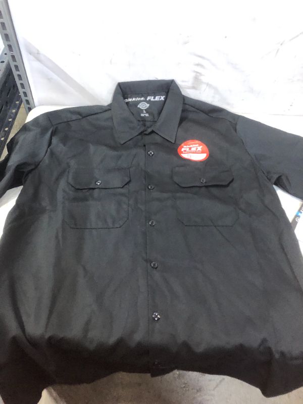 Photo 2 of Dickies Men's Short-Sleeve Work Shirt LARGE