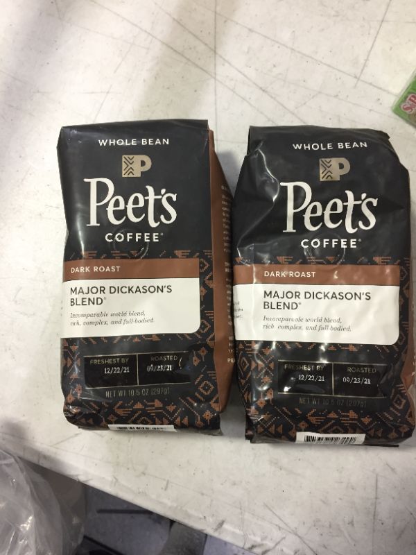 Photo 1 of 2 PACK OF COFFEE PEETS GROUND COFFEE