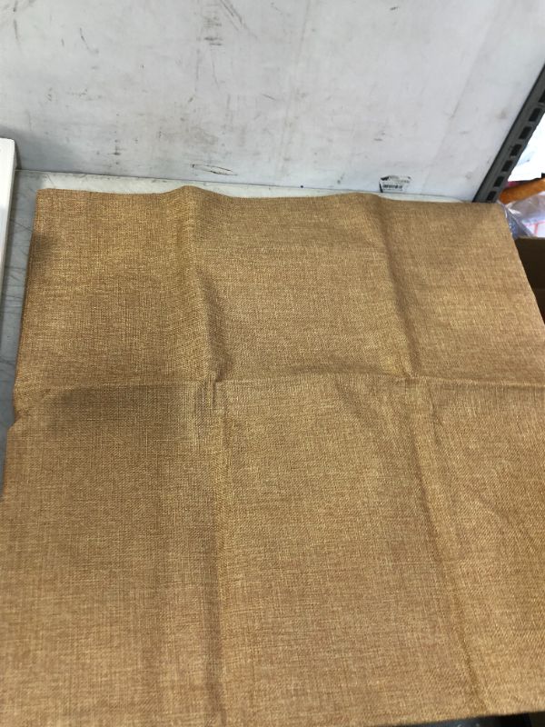 Photo 1 of 24" x 24" BURLAP PILLOW THROW COVERS 2 PC