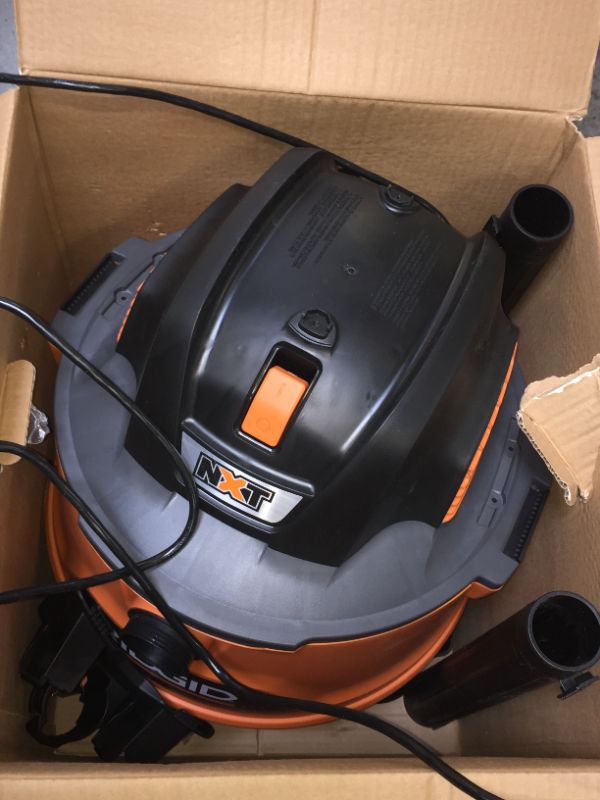 Photo 2 of 14 Gal. 6.0-Peak HP NXT Wet/Dry Shop Vacuum with Fine Dust Filter, Hose, Accessories and Premium Car Cleaning Kit
