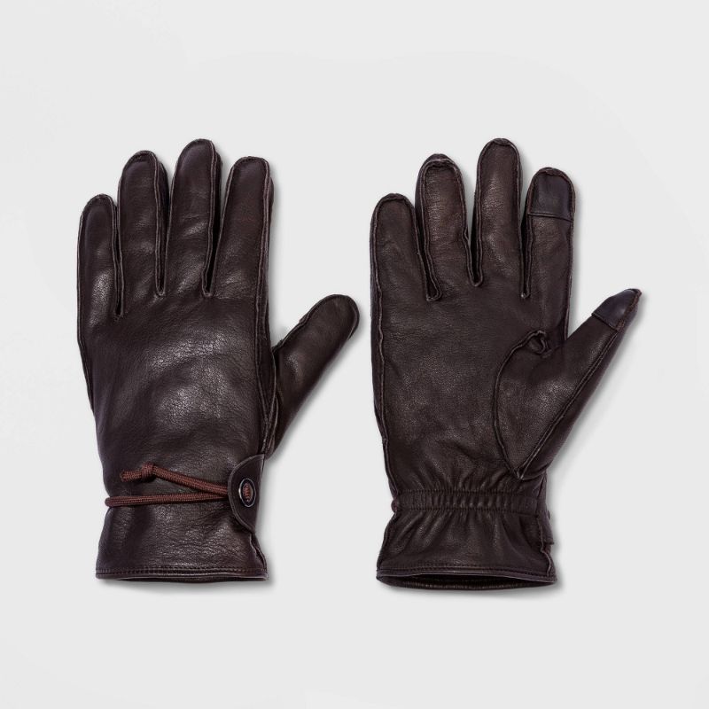 Photo 1 of Men's Lined Leather Glove with Cords - Goodfellow & Co™
M/L