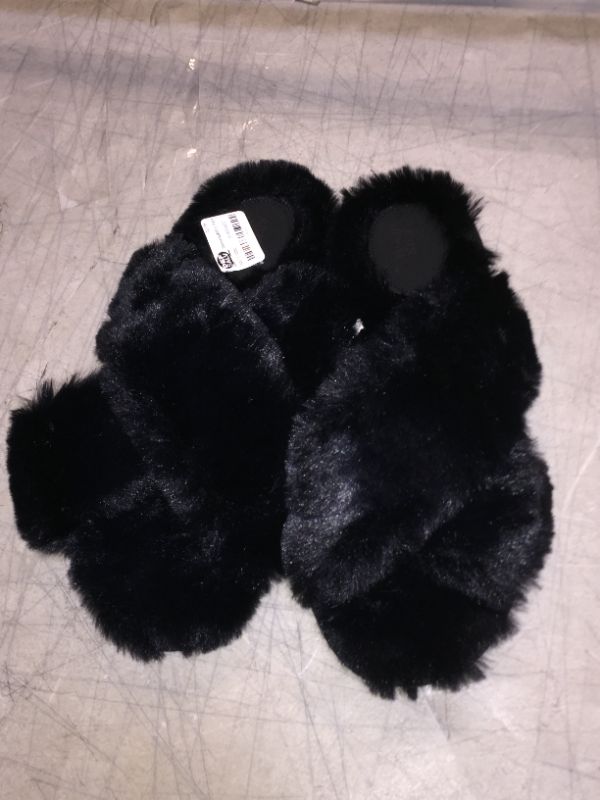 Photo 2 of Women's Paris Crossband Fur Slippers - Stars Above™ 9/10
