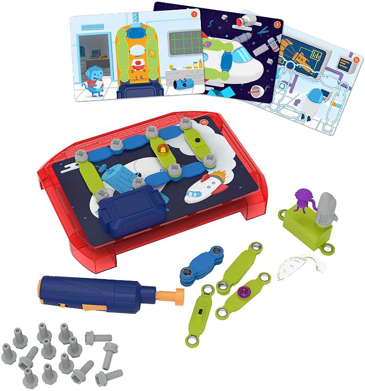 Photo 1 of Educational Insights Design & Drill Space Circuits, Begining Circuit Building Science Kit, STEM Toy, 52 Pieces, Ages 5+
