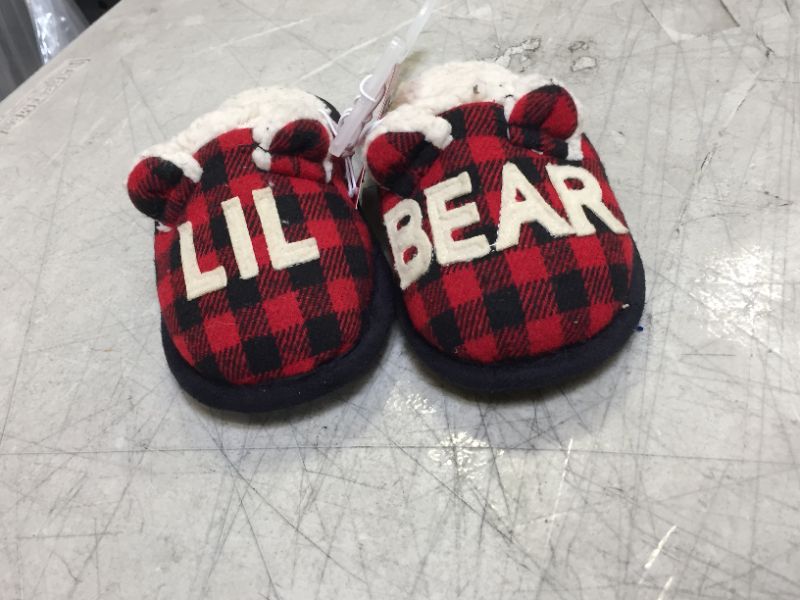 Photo 2 of Boys' Family Sleep Lil Bear Slippers - Wondershop Red 7-8