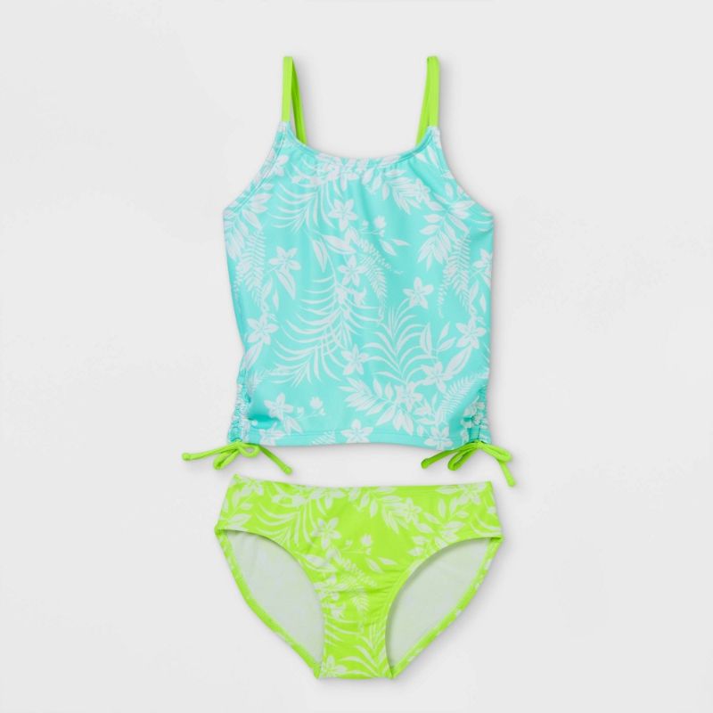 Photo 1 of Girl' Tropical Flower Print Tankini Et - Cat & Jack™
S