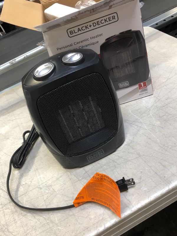 Photo 2 of Black & Decker Ceramic Heater
