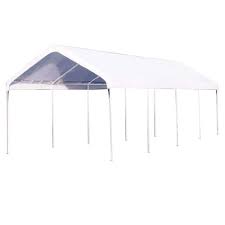 Photo 1 of 10 ft. W x 27 ft. D Universal Canopy in White
