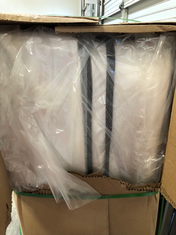 Photo 1 of Box spring and Mattress Set Full size color white Brand New Factory sealed 