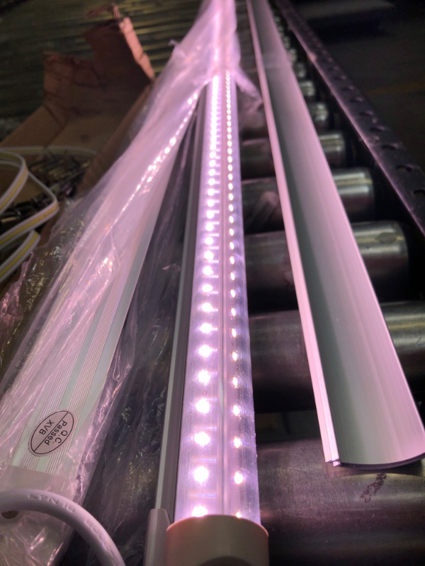 Photo 1 of Barrina Plant Grow Light, 252W Full Spectrum, LED Grow Light Strips, T8 Integrated Growing Lamp Fixture, Grow Shop Light, with ON/Off Switch 2 pk 