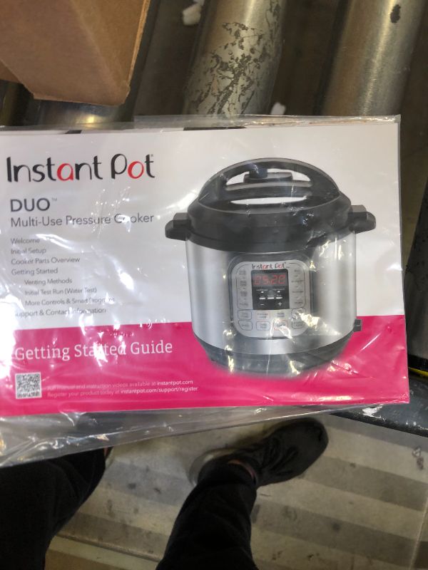 Photo 2 of Instant Pot Duo 7-in-1 Electric Pressure Cooker, Slow Cooker, Rice Cooker, Steamer, Sauté, Yogurt Maker, Warmer & Sterilizer, 3 Quart, Stainless Steel/Black
