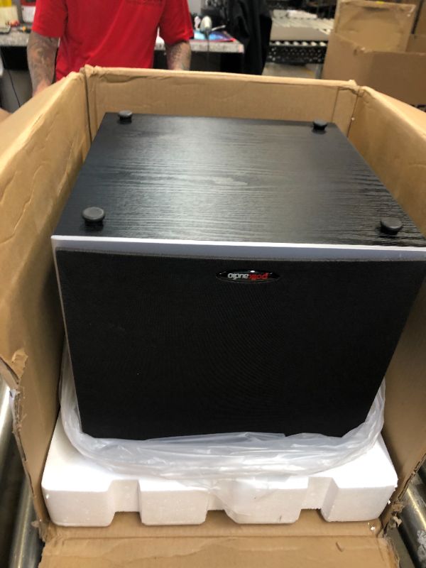 Photo 2 of Polk Audio PSW10 10" Powered Subwoofer - Power Port Technology, Up to 100 Watts, Big Bass in Compact Design, Easy Setup with Home Theater Systems Black
