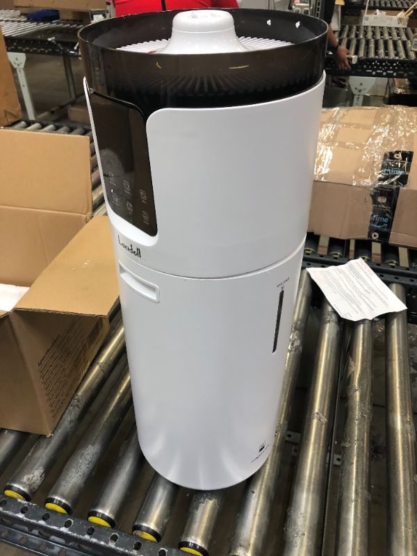 Photo 2 of Lacidoll 4.2Gal Tower Humidifiers for Large Room whole house 1000 sq. ft, 16L Top Fill Cool Mist Ultrasonic Humidifier Quiet 1000mL/h Output with 360° Mist Tube for Home Office Workshop Greenhouse, School,White
