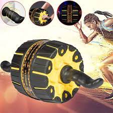 Photo 1 of PLKO Abs Roller for Abs Workout ?Ab Roller Wheel Exercise Equipment with Knee Pad, Exercise and Fitness Wheel for Home Gym GREY
