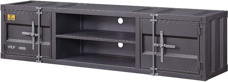 Photo 1 of ACME FURNITURE CONTAINER SHAPE 73" TV STAND 91885