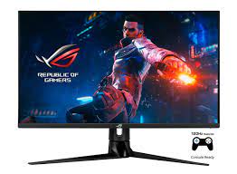 Photo 1 of ASUS ROG Swift PG329Q 32” Gaming Monitor, 1440P WQHD (2560x1440), Fast IPS, 175Hz (Supports 144Hz), 1ms, G-SYNC Compatible, Extreme Low Motion Blur Sync, Eye Care, HDMI DisplayPort USB, DisplayHDR 600