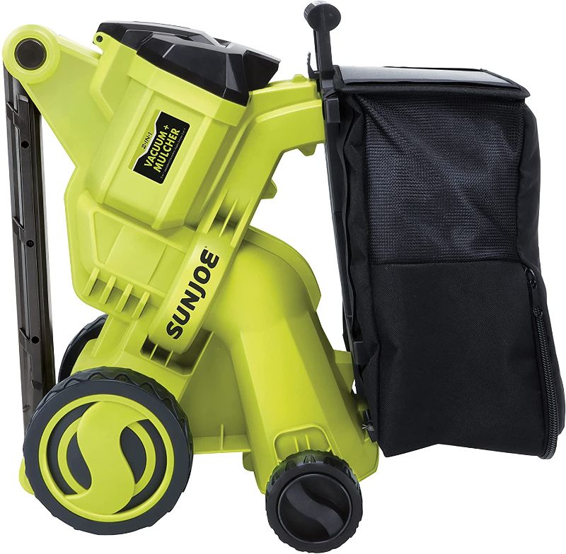 Photo 1 of Sun Joe 24V-X2-OGV-CT 48-Volt iON+ Cordless Outdoor Garden Vacuum/Mulcher, 850 CFM, 15:1 Mulch Ratio, Tool Only