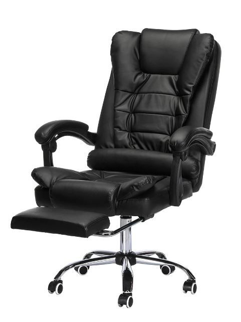 Photo 1 of Snailhome® Office Chair Executive Swivel Leather HighBack W/ Footrest