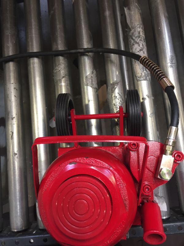Photo 4 of Air Hydraulic Bottle Jack 50 Ton Manual 110231lb MISSING SOME METAL RODS 
