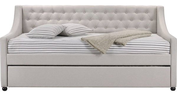 Photo 1 of Acme Furniture Lianna Fog Twin Trundle Daybed THIS BOX CONTAINS BACK AND SIDE RAILS ONLY 
