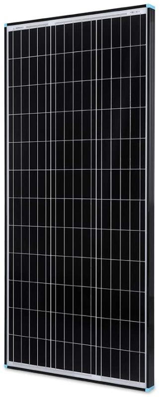 Photo 1 of 100-Watt 12-Volt Monocrystalline Black Frame Solar Panel with High Efficiency Module PV Power
