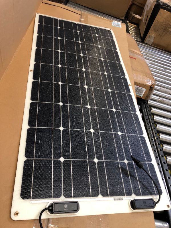 Photo 2 of 100 Watt 12 Volt Flexible Monocrystalline Solar Panel
