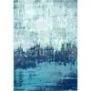 Photo 1 of Alayna Abstract Blue 6.7 ft. x 9 ft. Area Rug
