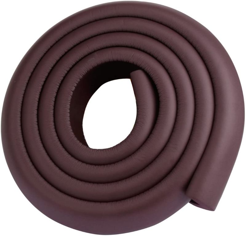 Photo 1 of 1 Roll Corner Cushion Baby Safety Table Desk Bumper Protector Furniture Edge Bumper Guard Brown One Size