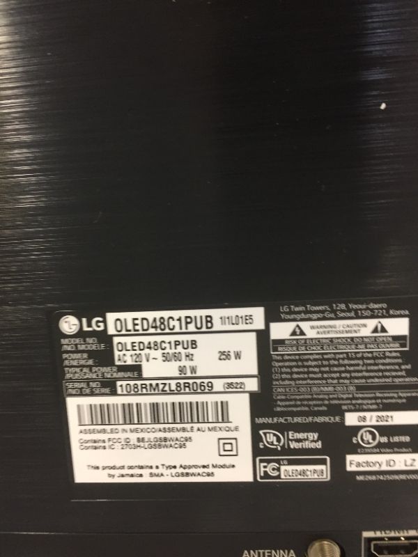 Photo 2 of LG - 48" Class C1 Series OLED 4K UHD Smart webOS TV
