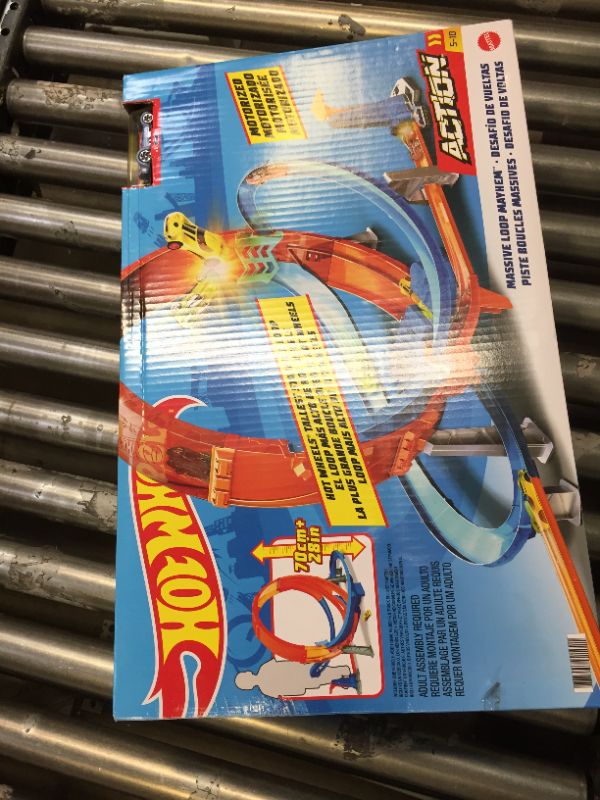 Photo 2 of Hot Wheels Massive Loop Mayhem Track Set --- factory sealed ---

