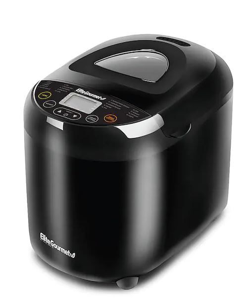 Photo 1 of Elite Gourmet - 2lb Programmable Bread Machine Maker - Black
