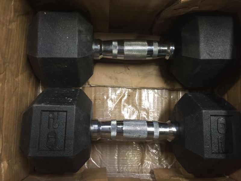 Photo 1 of 2X 20LB DUMBELLS 