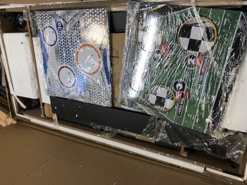 Photo 6 of Triumph 13-in-1 Combo Game Table Includes Basketball, Table Tennis, Billiards, Push Hockey, Launch Football, Baseball, Tic-Tac-Toe, and Skee Bean Bag Toss
