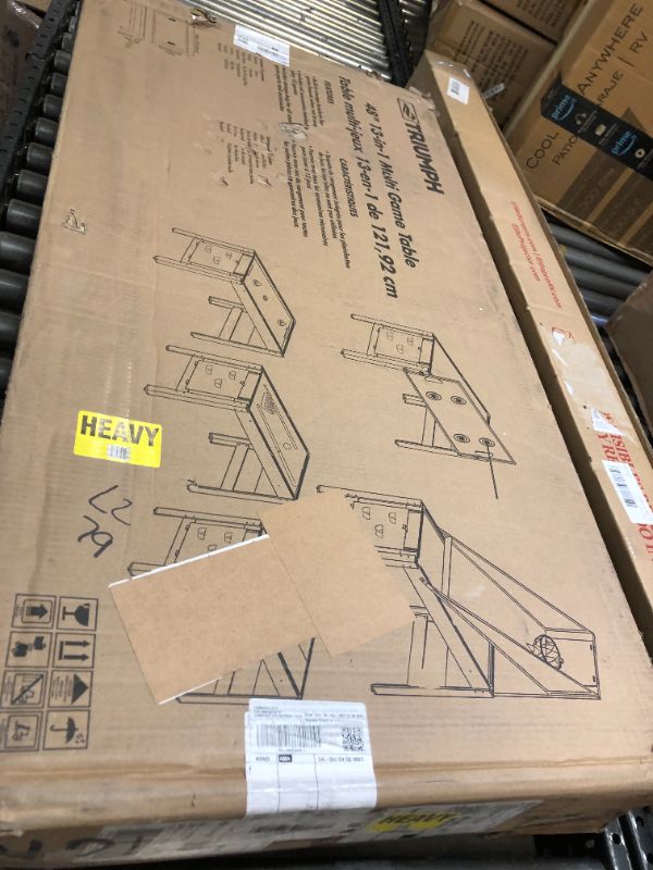 Photo 2 of Triumph 13-in-1 Combo Game Table Includes Basketball, Table Tennis, Billiards, Push Hockey, Launch Football, Baseball, Tic-Tac-Toe, and Skee Bean Bag Toss
