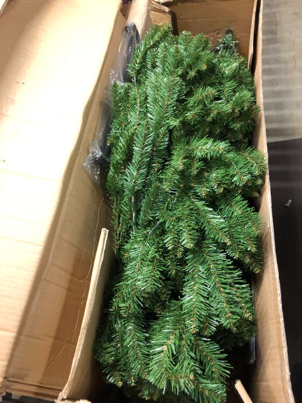 Photo 2 of 7.5ft National Christmas Tree Company Kingswood Fir Artificial Pencil Christmas Tree