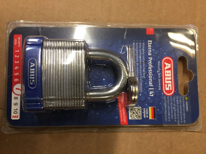 Photo 2 of ABUS - 41/50 50mm Eterna Laminated Padlock Carded
