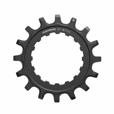 Photo 1 of  SRAM Chainring X-Sync EX1 Sprocket for Bosch Motors 16T Straight Steel Black

