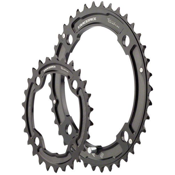 Photo 1 of  Race Face Turbine Chainrings (Black, 120-mm 26/38T 10 Speed)

