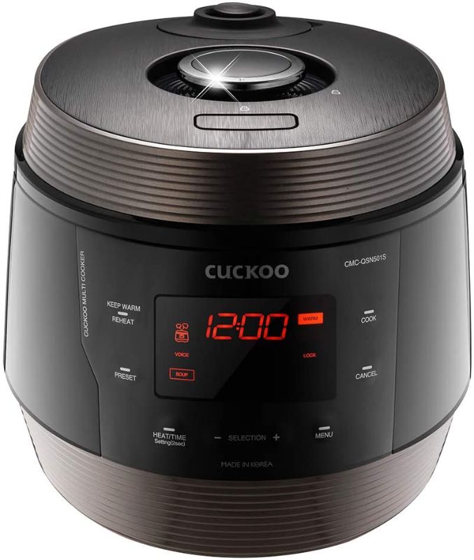 Photo 1 of Cuckoo CMC-QSN501S Q5 Superior Multifunctional 5 Quarts, Black Multi-Pressure Cooker